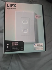 LIFX Smart Switch WiFi 2-Buttons White Works With Alexa & Google New In Box