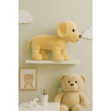 Melissa Doug Plush Yellow Puppy Dog Stuffed Animal Soft Toy 12" Nursery Decor