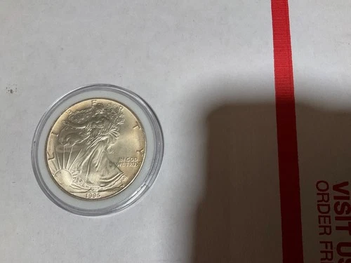 1995 1 oz Silver American Eagle Uncirculated Coin Very Fine