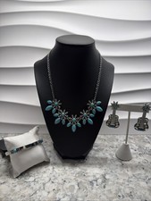 Paparazzi Western Revival Turquoise Silver Tone 3 Piece Jewelry Set
