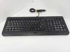 Dell KU-1018  Black Desktop Keyboard Works