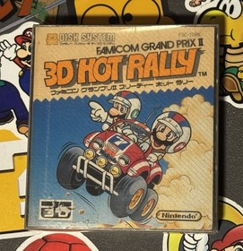 Famicom Grand Prix II: 3D Hot Rally Famicom Disk System Japan US Seller TESTED