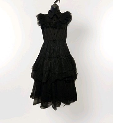 wednesday adams black dress Shop Wednesday Addams Black Dress for Girls