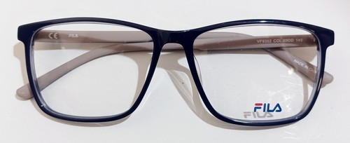 Originale FILA VF9352 COL. 09DD Eyeglasses BLUE New Plastic 55-15-145 - Picture 12 of 13