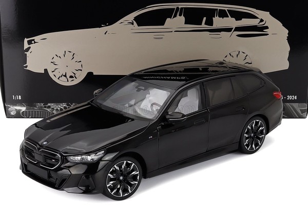Minichamps 1/18 BMW 5Er I5 M60 Touring (G61) SW 2024 Schwarz Met 110023602-image