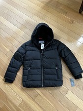 Michael Kors Kids' Size 10-12 Black Plush Lined Puffer Jacket