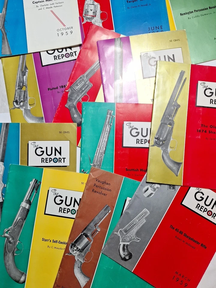 Lot w The Gun Report Magazines 1959 Sharpshooter Titans Colt Highlander + More - Image 2 of 4