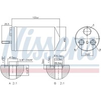 Nissens Trockner Klimaanlage Aluminium Passend FüR Daewoo Matiz Klya 95138