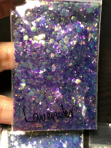 Super sparkling Glitter Hexagon Mix Snow White pink blue Nail Art US seller - 第 18/28 張圖片