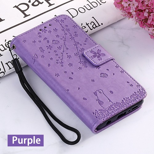 Funda con correa magnética de cuero billetera con patrón floral para LG Stylo 5 4 G7 G6 V30 K40 - Imagen 11 de 23