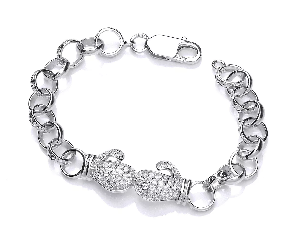Baby boy boxing glove bracelet clearance