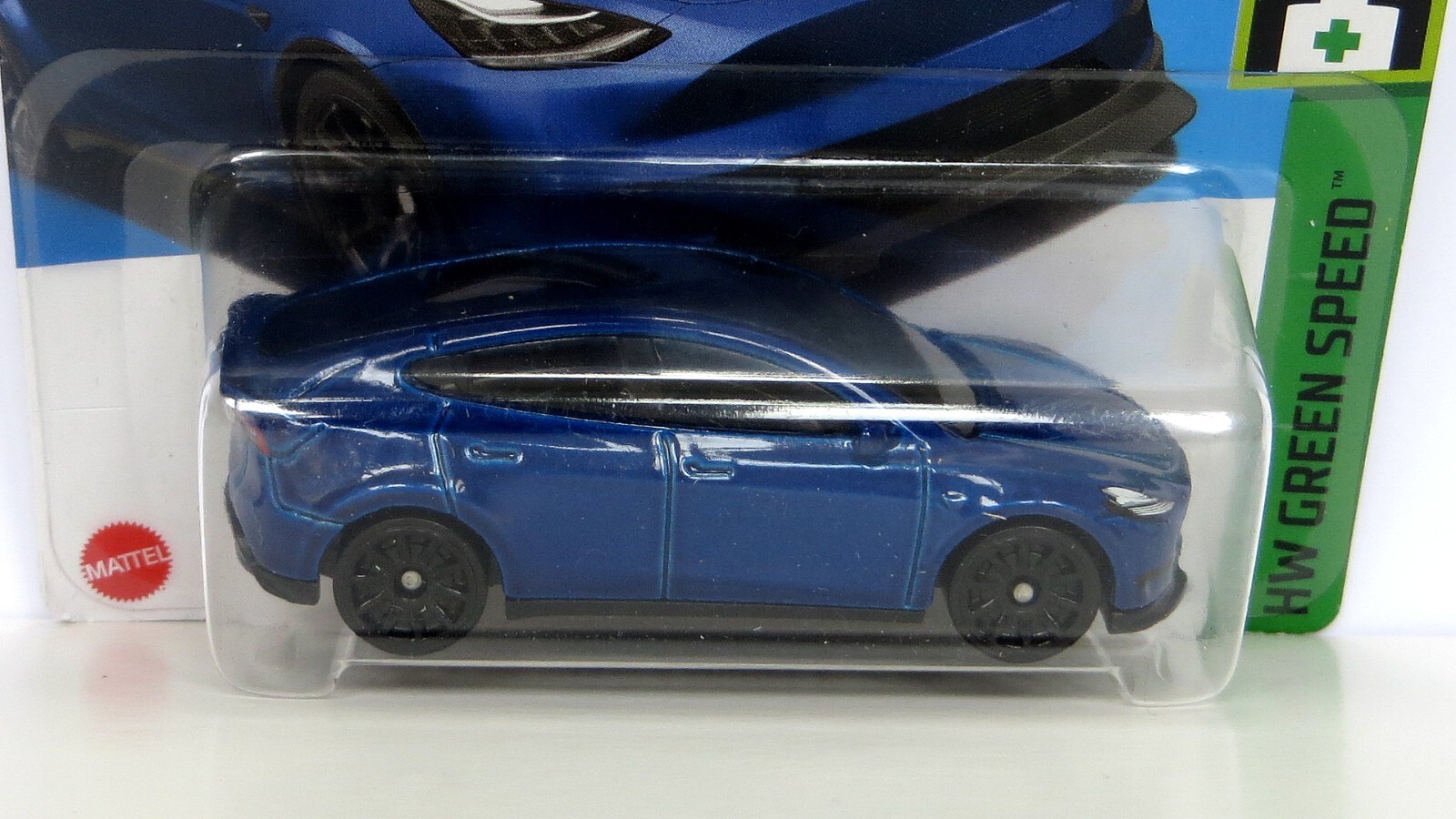 TESLA MODEL Y 2023 1:64 Dark Blue Hot Wheels MIP Passenger Diecast Car Sealed-image