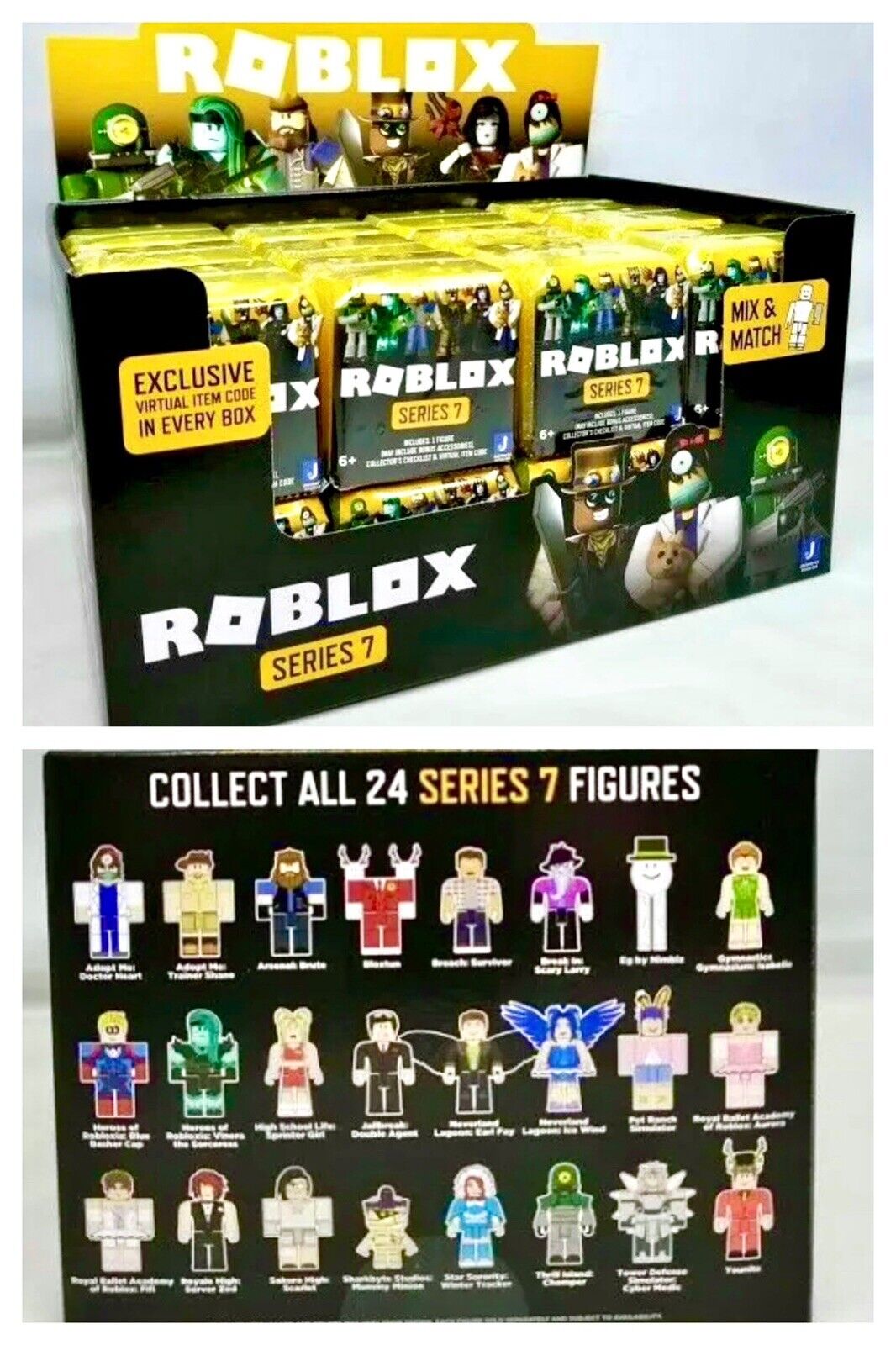 Roblox Celebrity Series 7 The Complete Set A 24 With Codes/free