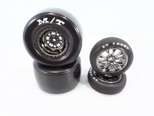 Traxxas 2wd Drag Slash Mickey Thompson Tires 12mm Weld Black Chrome Wheels