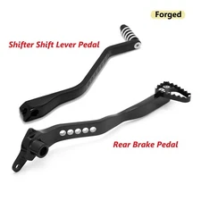 For Yamaha Shifter Shift Lever Pedal + Rear Brake Pedal Forged Banshee 87-07 10