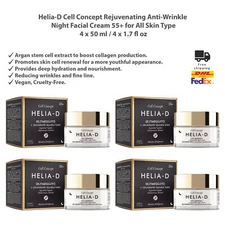 Helia-D Cell Concept Cell Renewal Anti-Wrinkle Night Facial Cream 55+ / 50ml x 4