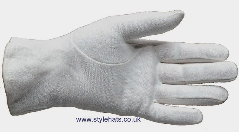 Guantes Masónicos Guantes Blancos Mickey Mouse Mimo Santa Traje Elegante Vestido Disfraz   Foto 3 de 3