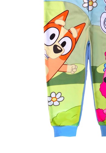 Girls Boys Bluey One Piece Pyjama Fleece Warm 1Onesie Night Wear Size 18m-6 Yrs - Picture 4 of 7