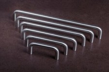 Bügelgriff Edelstahl massiv Möbelgriff Möbelgriffe Schubladengriff rund Ø 10 mm