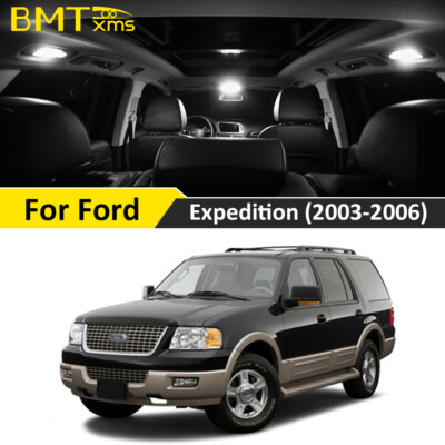 18 White Bulbs Interior LED Lights Canbus Package For Ford Expedition 2003-2006