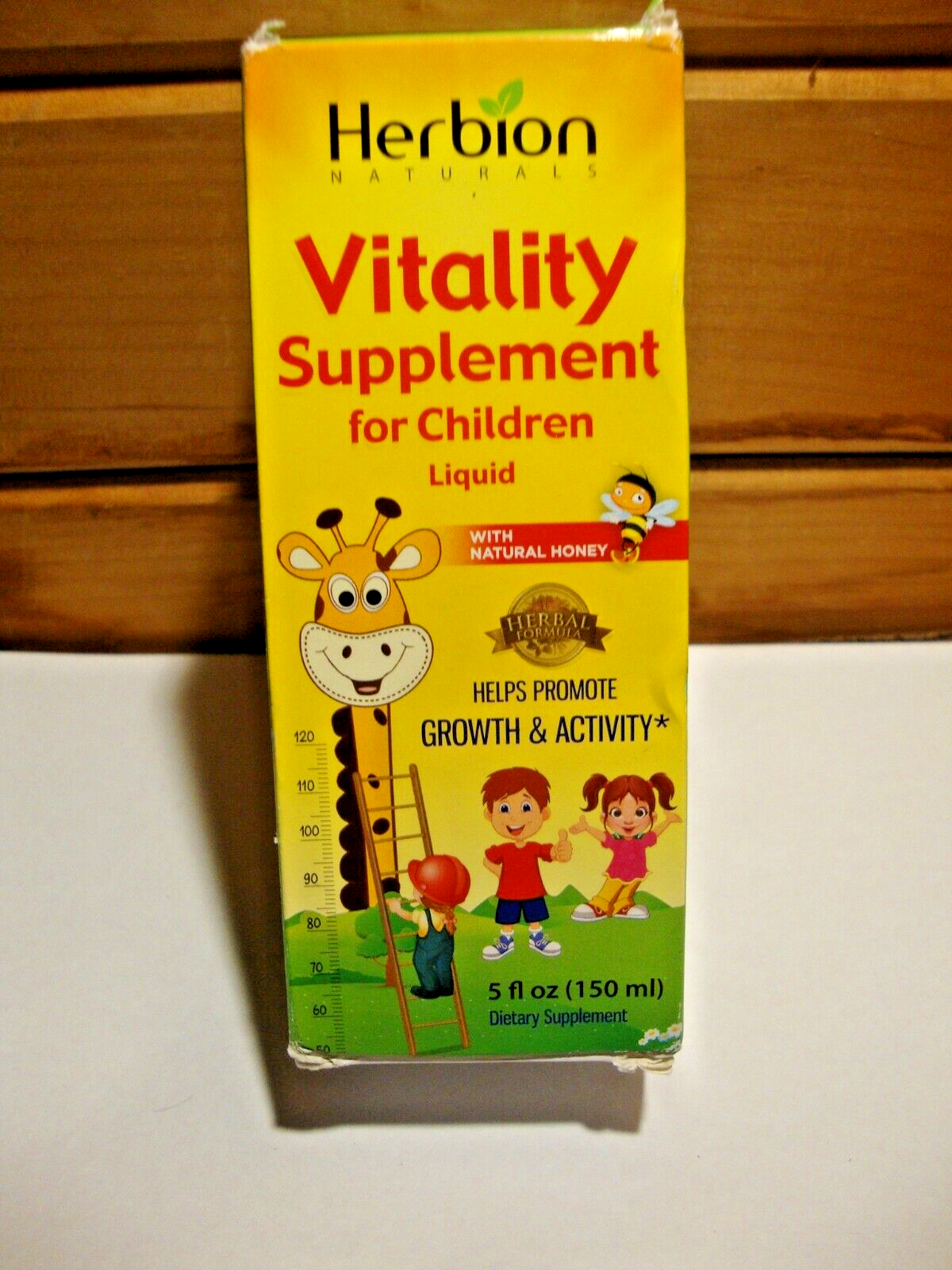 Fresh 12/25  Herbion Naturals Vitality Supplement Children Growth Activity 5 oz