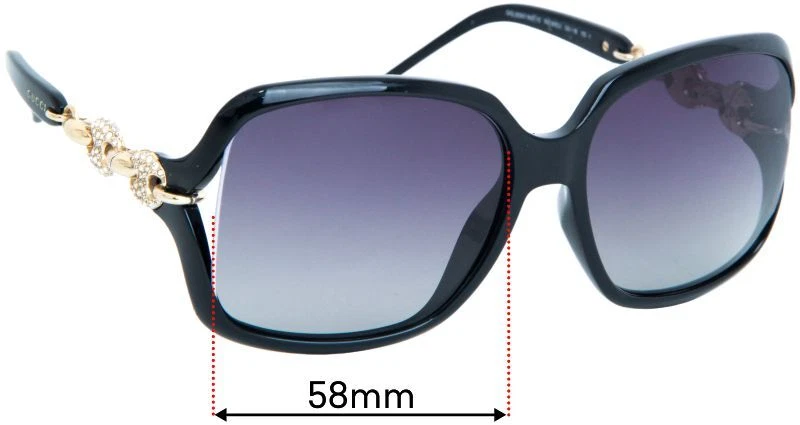Gucci sunglasses hot sale lens replacement