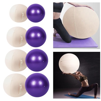 Stability Ball Cover with Anti-sweat Design Yoga Ball for Home Gym Office