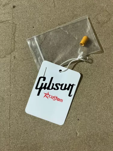Gibson Custom Guitar Tag W/Switch Tip. Les Paul SG