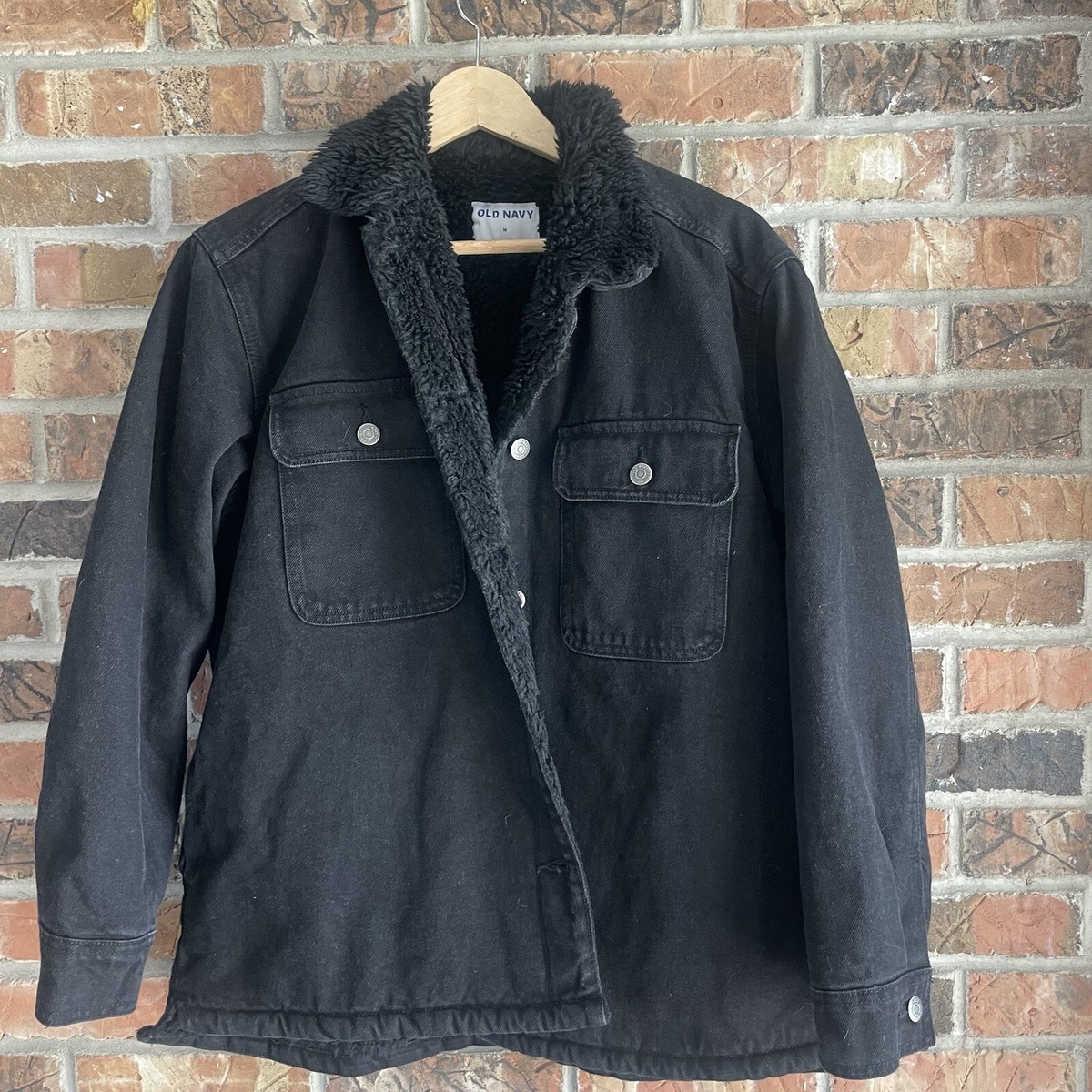 Corduroy Jacket Old Navy Mens Sherpa Jean Jacket Old Navy Black