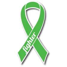 Magnet Me Up Kelly Green Gallbladder Fighter Ribbon Car Magnet Decal Heavy Duty