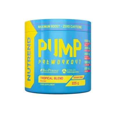 Nutrend Pump Tropical Blend 225g / 15 serv 03/27 + Samples