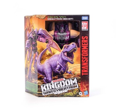 Transformers WFC KINGDOM MEGATRON Beast + UPGRADE Rare
