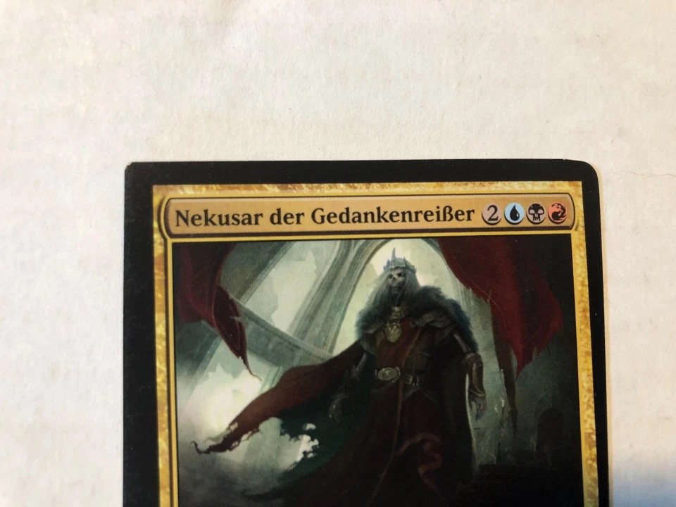 Miscut Nekusar, the Mindrazer German Misprint MTG GENUINE EDH Commander Magic - Image 2 of 4