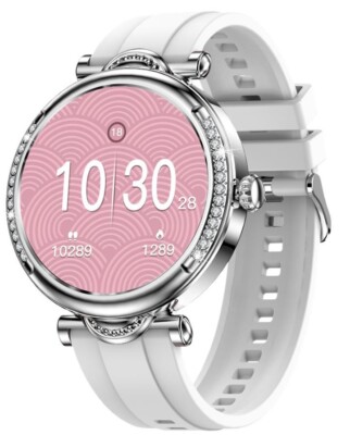 ATLANTA Fitnesstracker Damen Uhr Herzfrequenz Blutdruck Telefon Grau - 9735/4