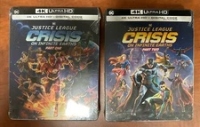 Justice League: Crisis On Infinite Earths, Parts 1 & 2 [4K UHD, Digital] Steelbo