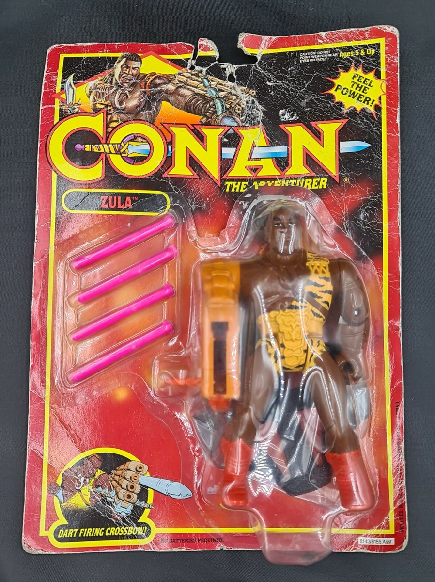 Vintage CONAN THE ADVENTURER 1992 Action Figure ZULA 7
