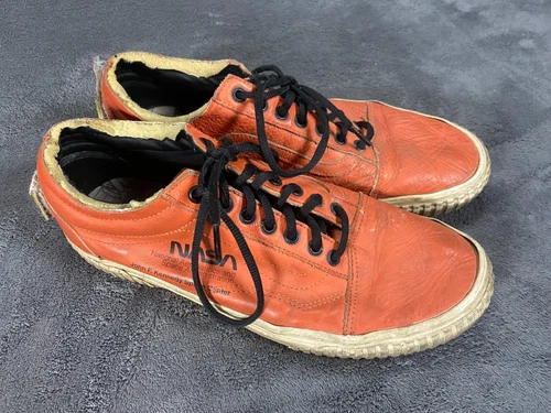 Vans Old Skool x NASA Space Voyager Firecracker Orange Shoes Men's 10.5