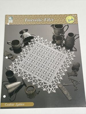 Gothic Lattice Favorite Filet Crochet Doily Pattern House of White Birches