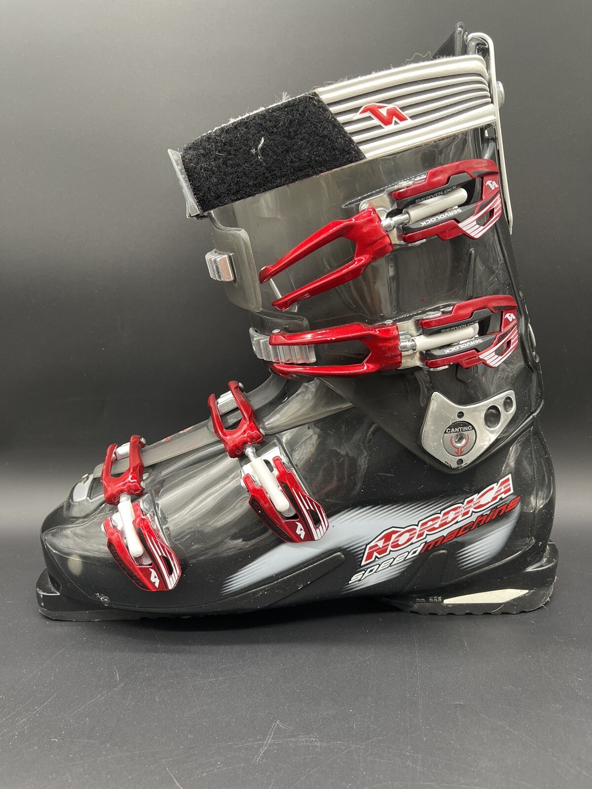 SALOMON Nordica Speed Machine 110 Scarponi da sci 290 295 rosso nero DIFETTO