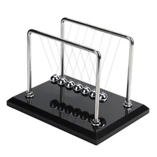 Newton Cradle Balance Balls Newton Pendulum with 7 Balls Classic Newton Swing...