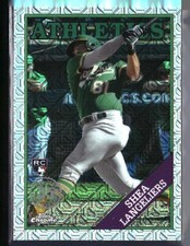 Shea Langeliers 2023 Topps #T88C-24 35th Anniversary Chrome Silver MOJO ROOKIE