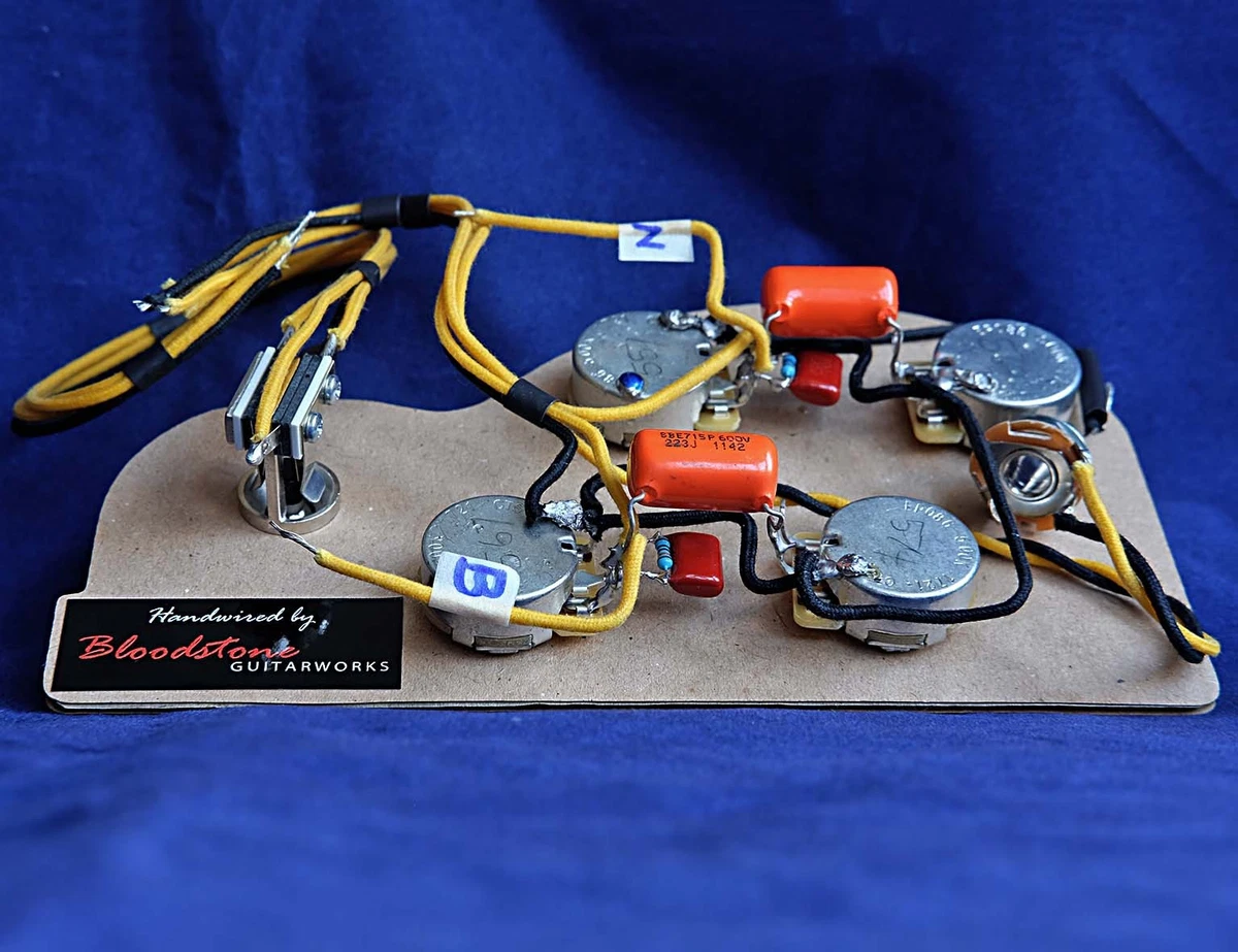 Kit de arnés de telar de actualización de cableado Gibson Les Paul listo para construir - ideal para Epiphone