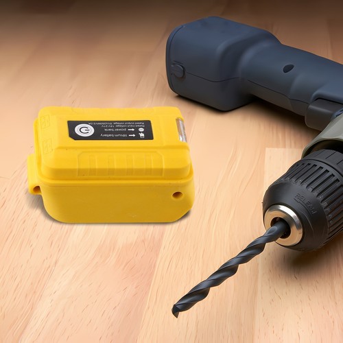 Battery Adapter with USB and Light for Dewalt For DCB203 and For DCB200 Models - Bild 7 von 24