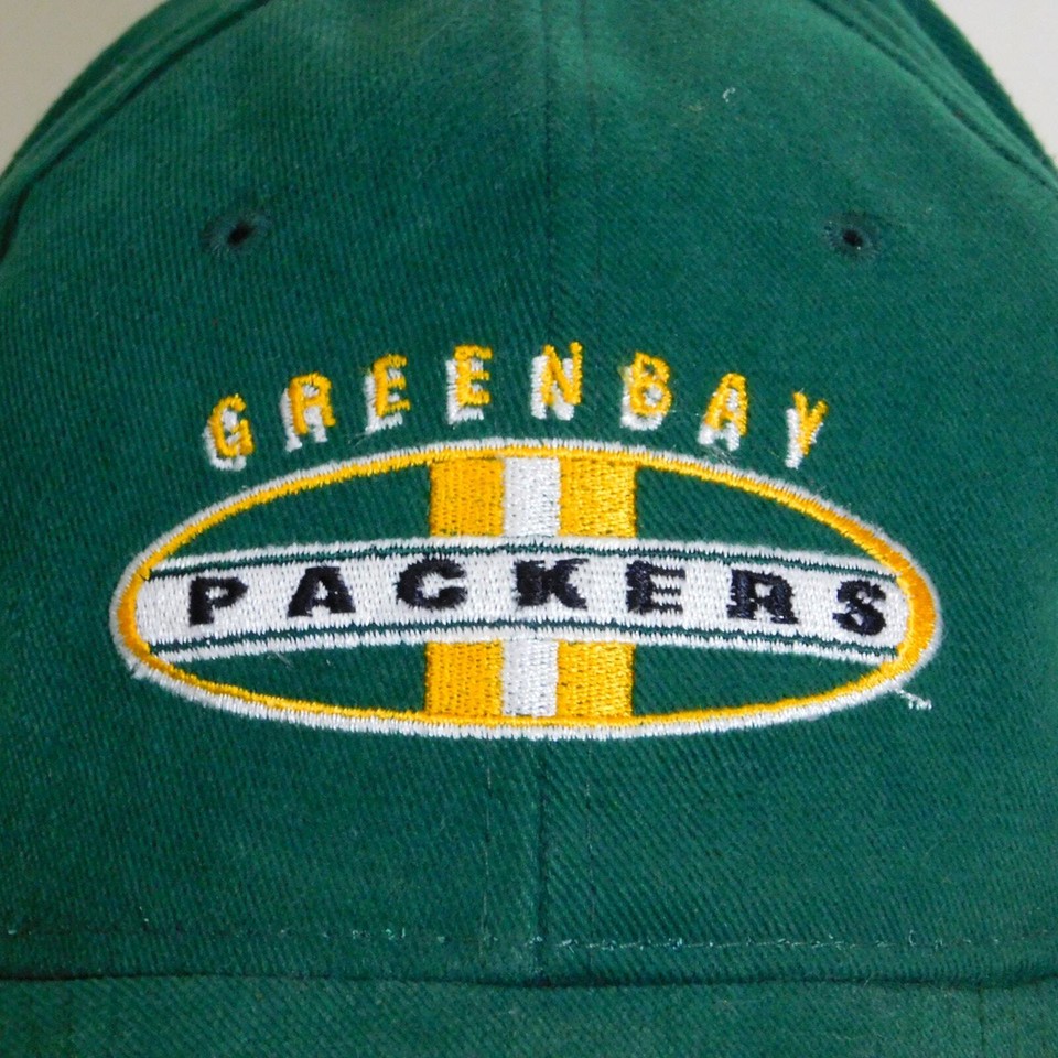 Vintage 90s Sports Specialties Green Bay Packers Hat Green Adjustable Snapback eBay