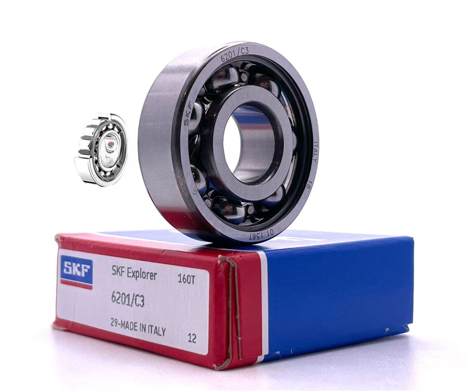 SKF 6201-2Z/LHT23 Deep Groove Ball Bearing 12X32X10 Made In ITALY - Foto 9