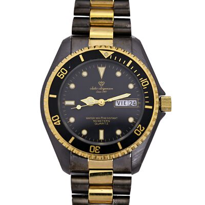 Jules Jurgensen Sea Diver Vintage 7371 Two Tone Men Diver Watch