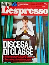 L'ESPRESSO RIVISTA SETTIMANALE n.50 del 2007" discesa di classe "-RIF.6388