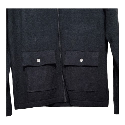 Giacca Michael Kors donna KF46JC009N nera full zip con tasche frontali nuova con etichetta - Foto 3 di 12