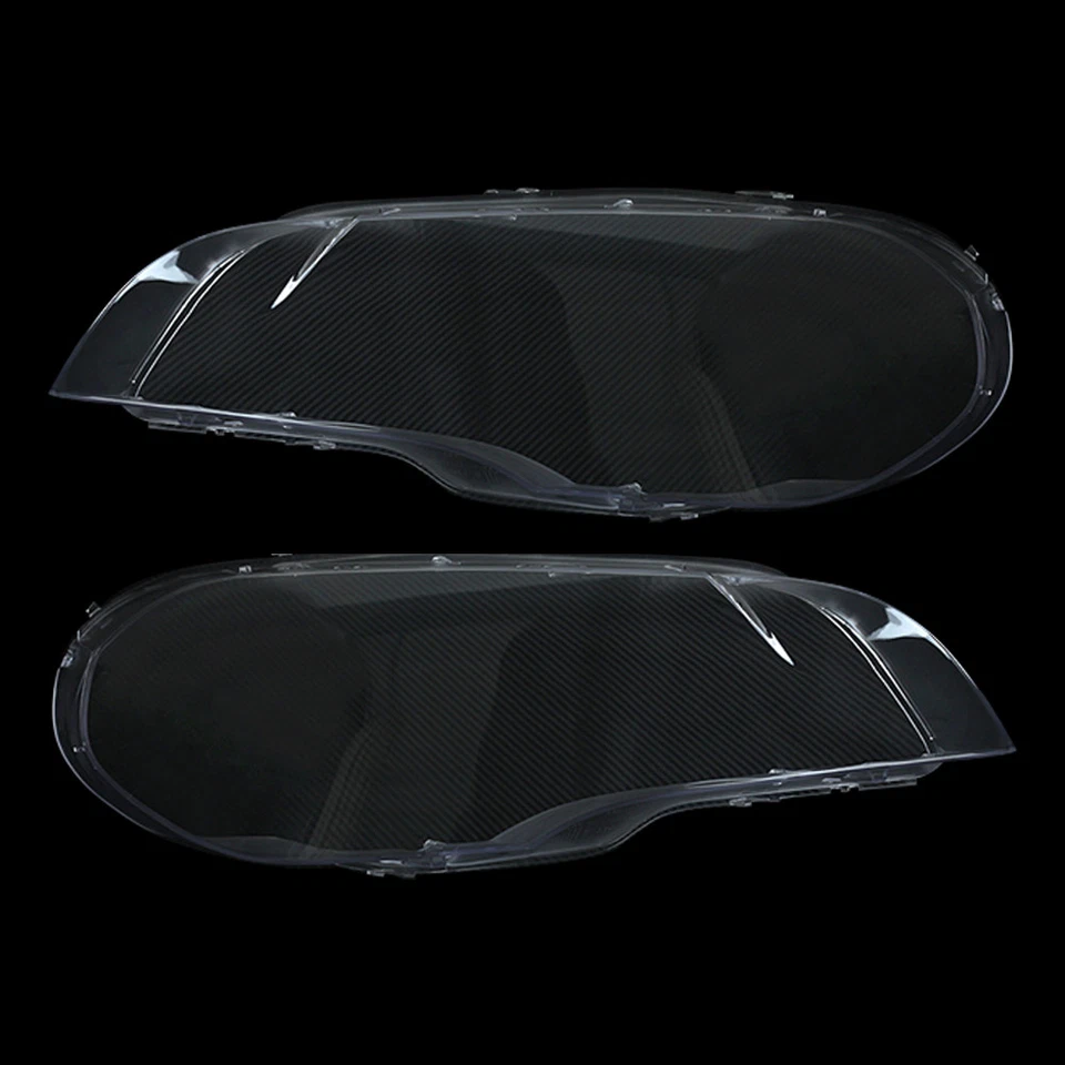 2x Left+Right Lamp Cover Headlight Cover Lampshade Lens for BMW X5 E70 2008-2013 - Image 3 of 4