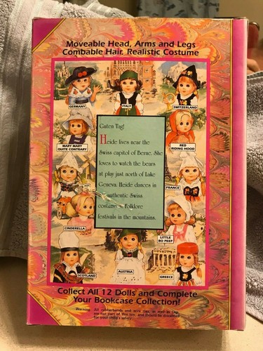 1992 LIBRERÍA MUÑECAS COLECCIONABLES LA NUEVA COLECCIÓN BRILLANTE MUÑECA SUIZA - Imagen 2 de 3